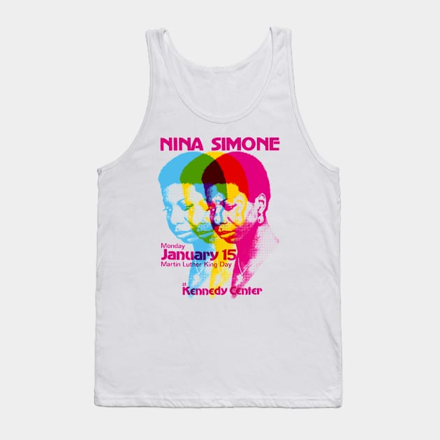 Nina Simone Tank Top by HAPPY TRIP PRESS